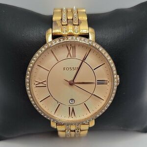Fossil ES3564 Women's Stainless Steel Analog Rose Gold Dial Quartz Watch BC965
